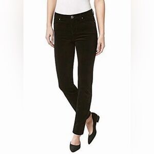 Buffalo David Bitton Deep Navy Corduroy Pants Mid Rise Skinny Stretch 6/28